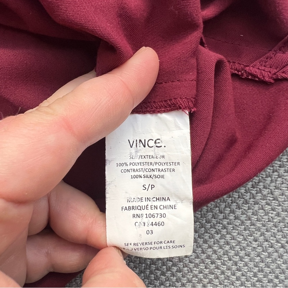 Vince Cranberry Red shift dress - Picture 14 of 15